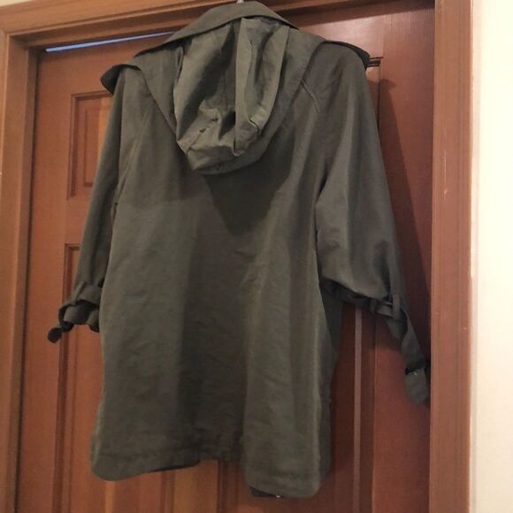 Zara woman army green trench - Picture 5 of 10